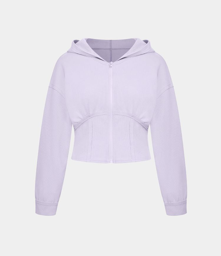 Zip Corset Hoodie sweatshirt