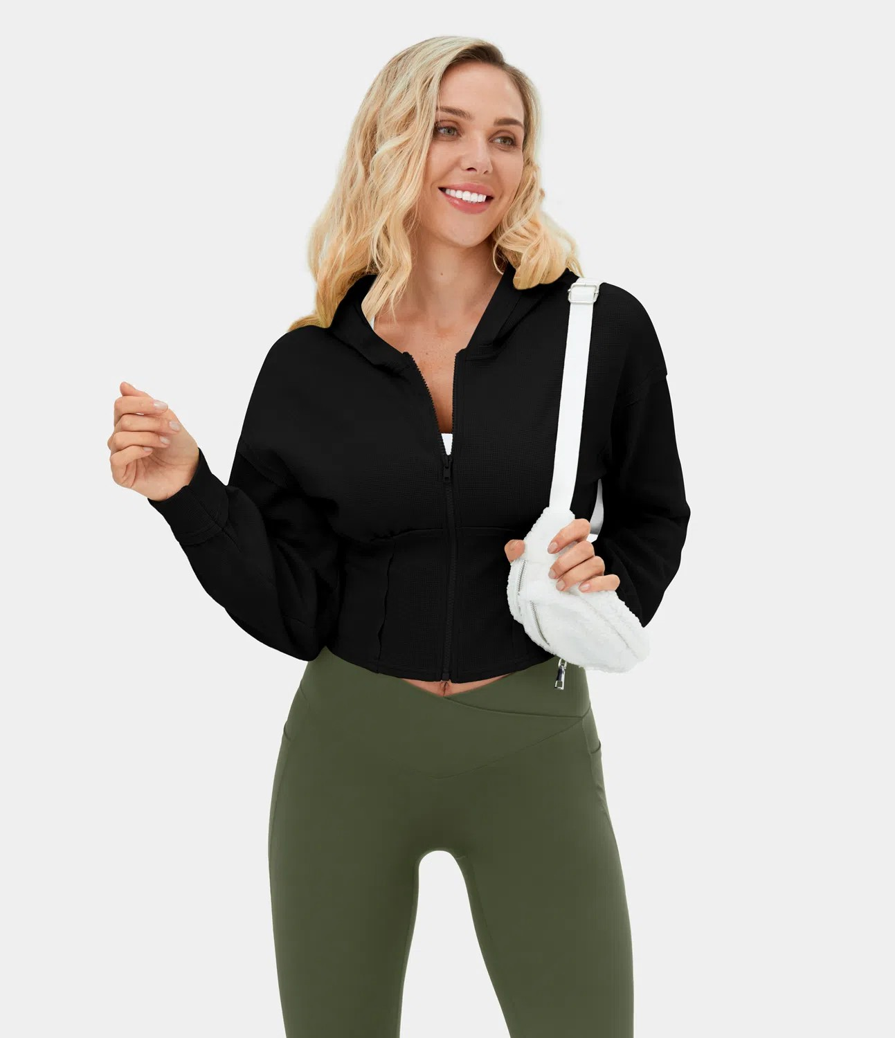 Zip Corset Hoodie sweatshirt