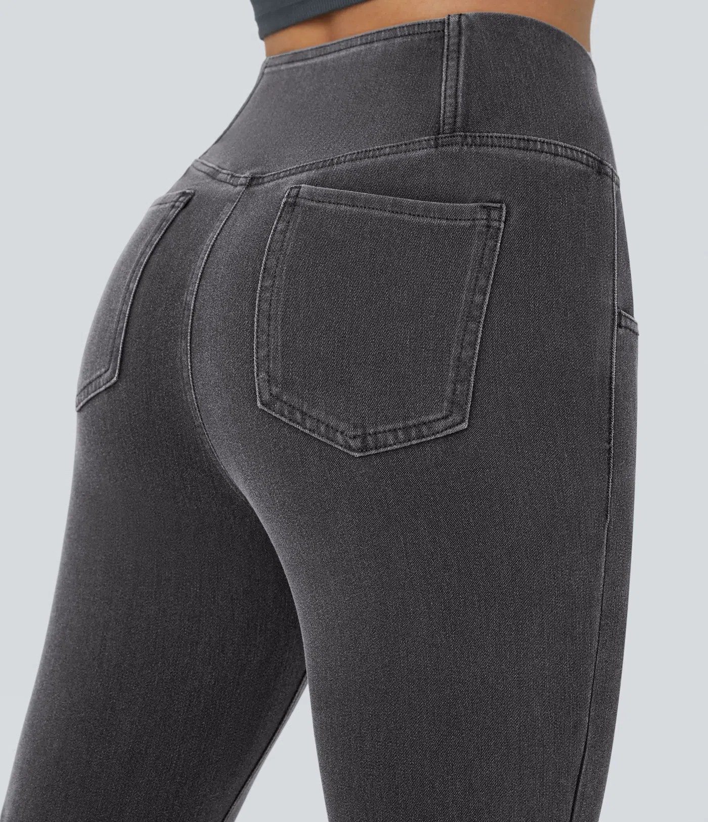 Crossover Flared Jeans