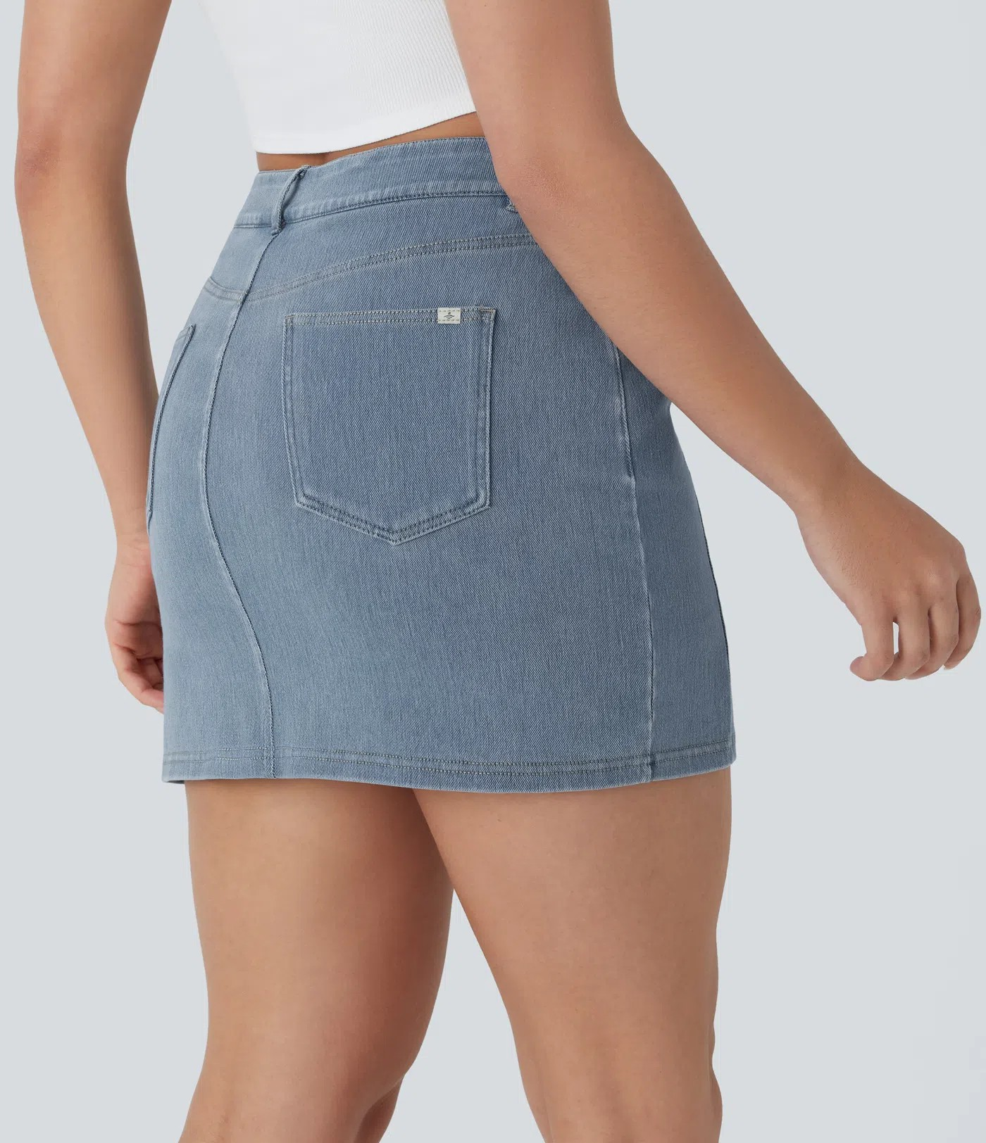 2-in-1 High-Waisted Skirt
