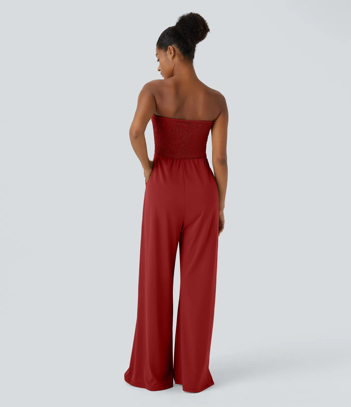 Backless Wide-Leg Jumpsuit