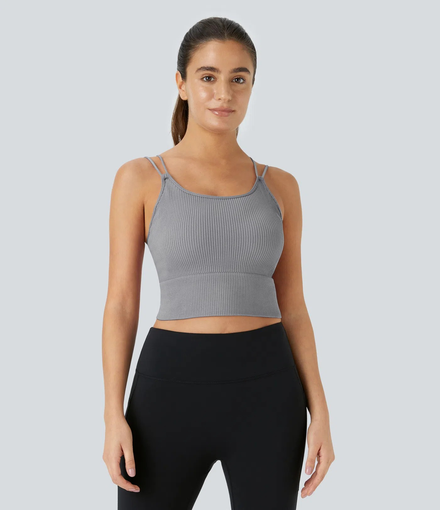 Seamless V-Back Yoga Tank