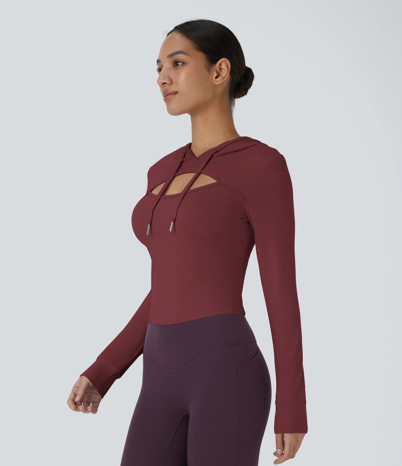 Cutout Hoodie sweatshirt
