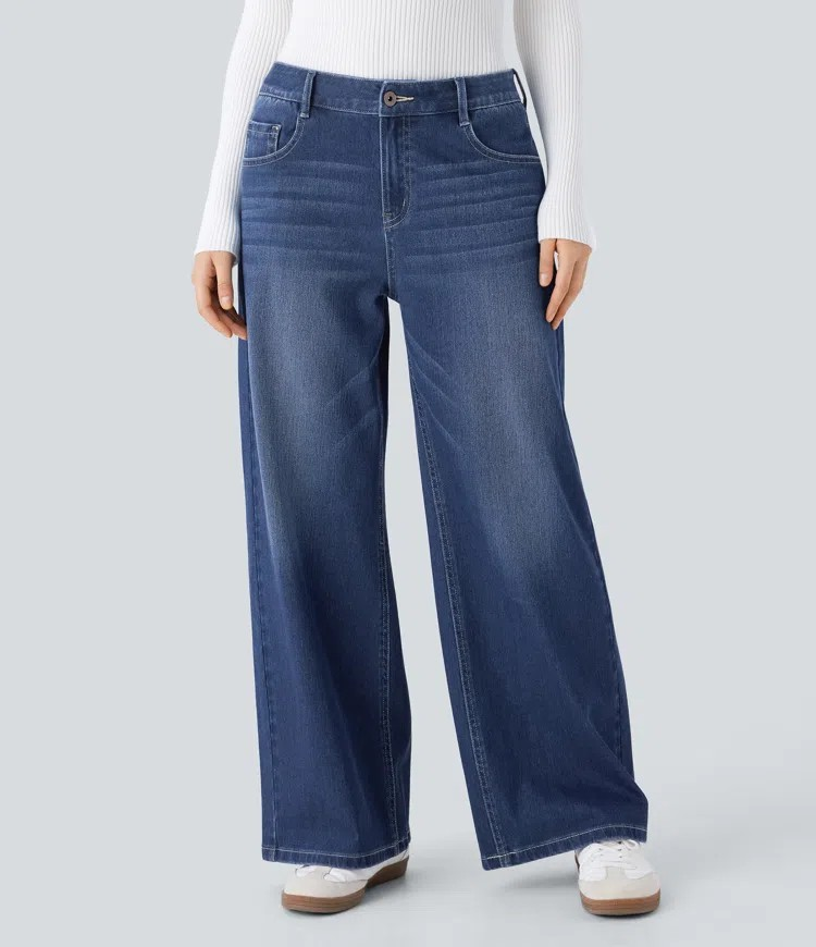Vibe Faded Baggy Jeans