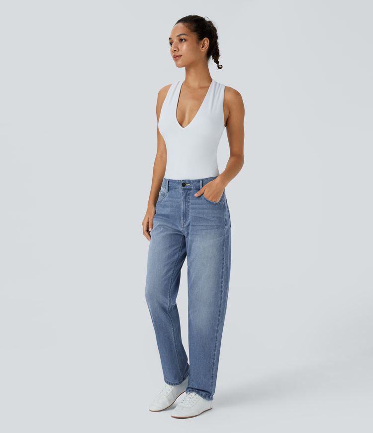 Faded Mom Jeans