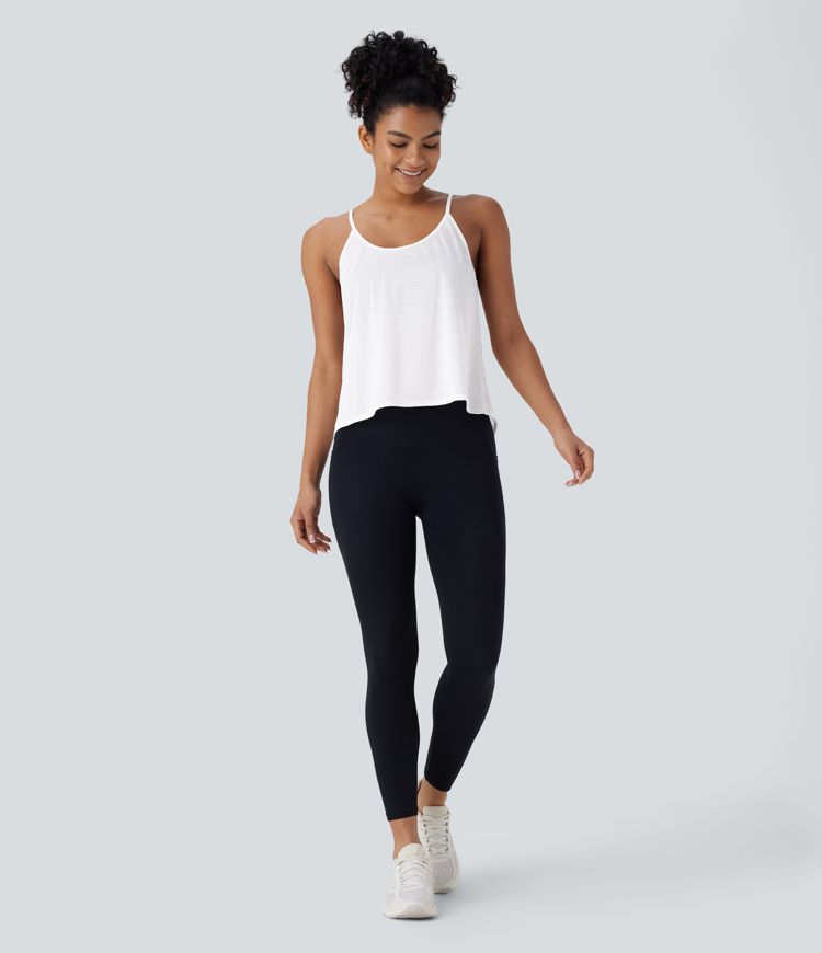 Backless Cross-Back Yoga Tank