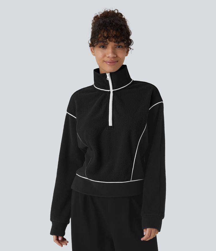 Zip Block Fleece sweatshirt