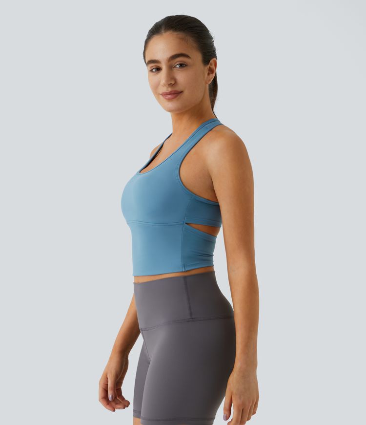 Backless Cutout Yoga Tank