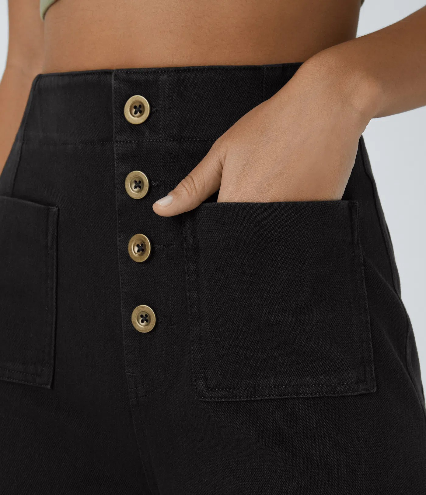 Flared Knit Jeans