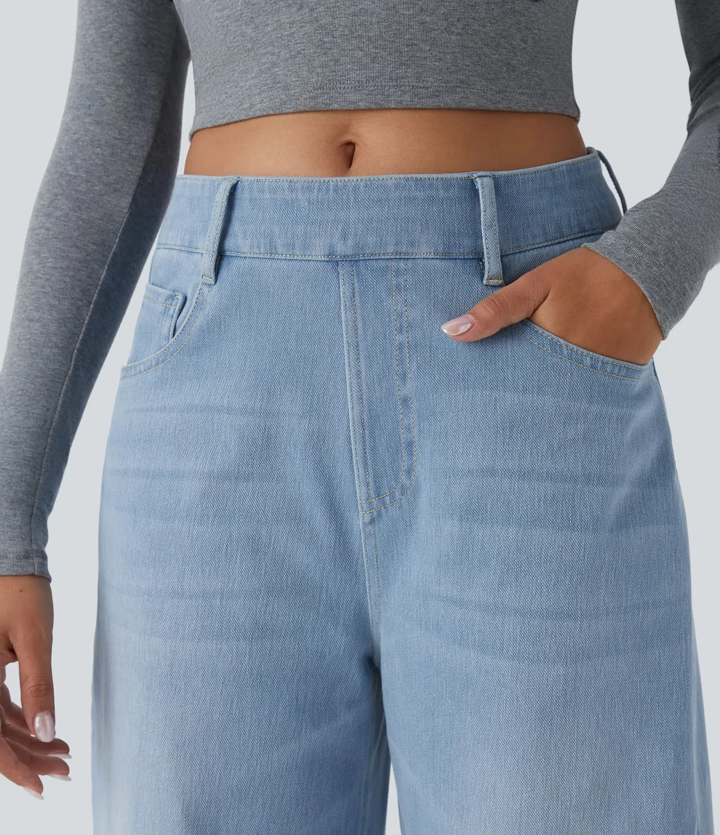 Stretchy Knit Jeans