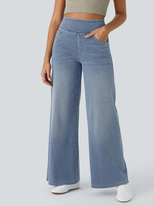High waist wide-leg Jeans