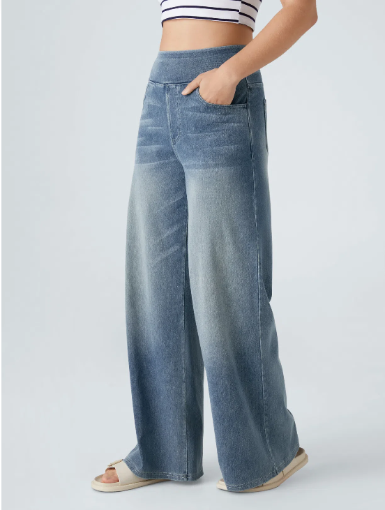 High waist wide-leg Jeans