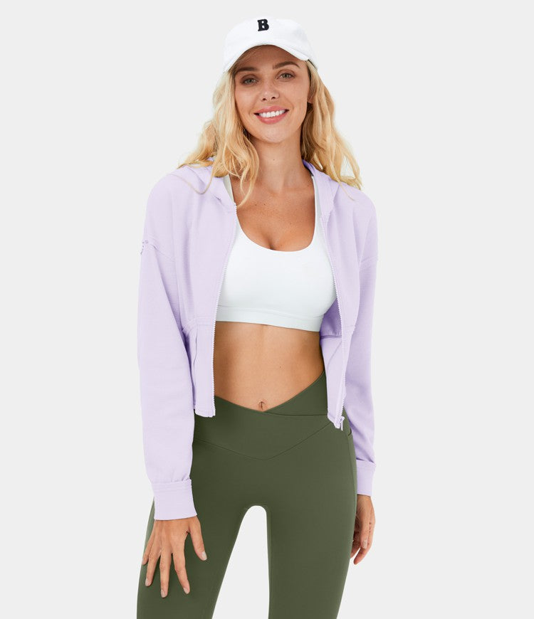 Zip Corset Hoodie sweatshirt
