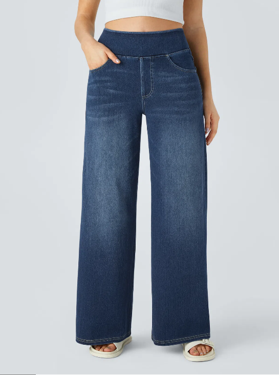 High waist wide-leg Jeans