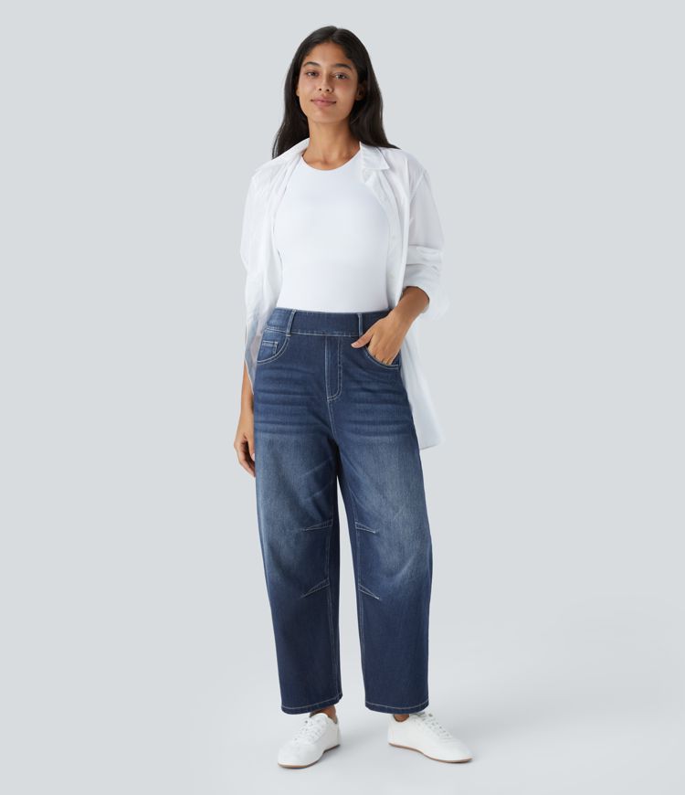 Stretchy Knit Jeans