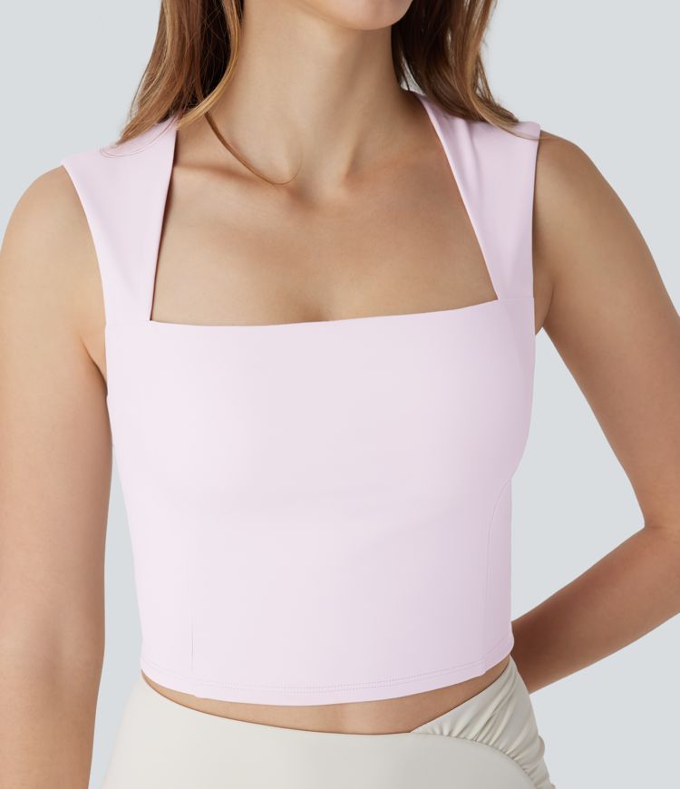Airy Square Neck Pickleball Tank