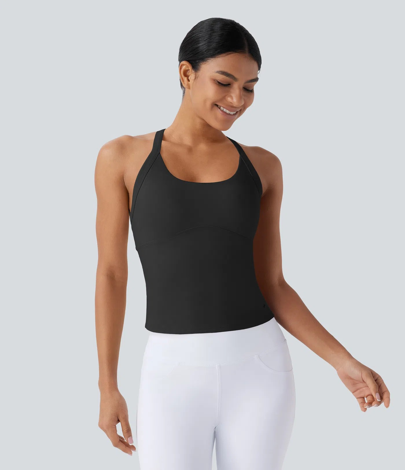 Plush Twist Back Tank