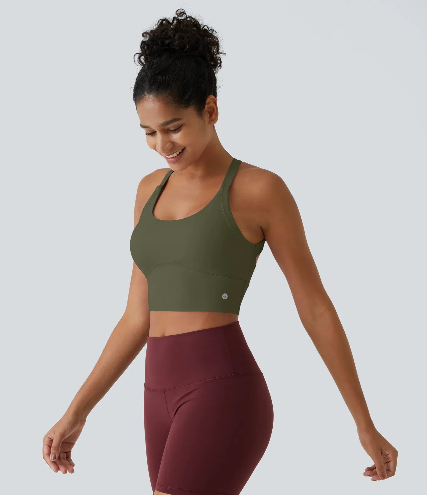 Softlyzero Plush Twist Crop Tank