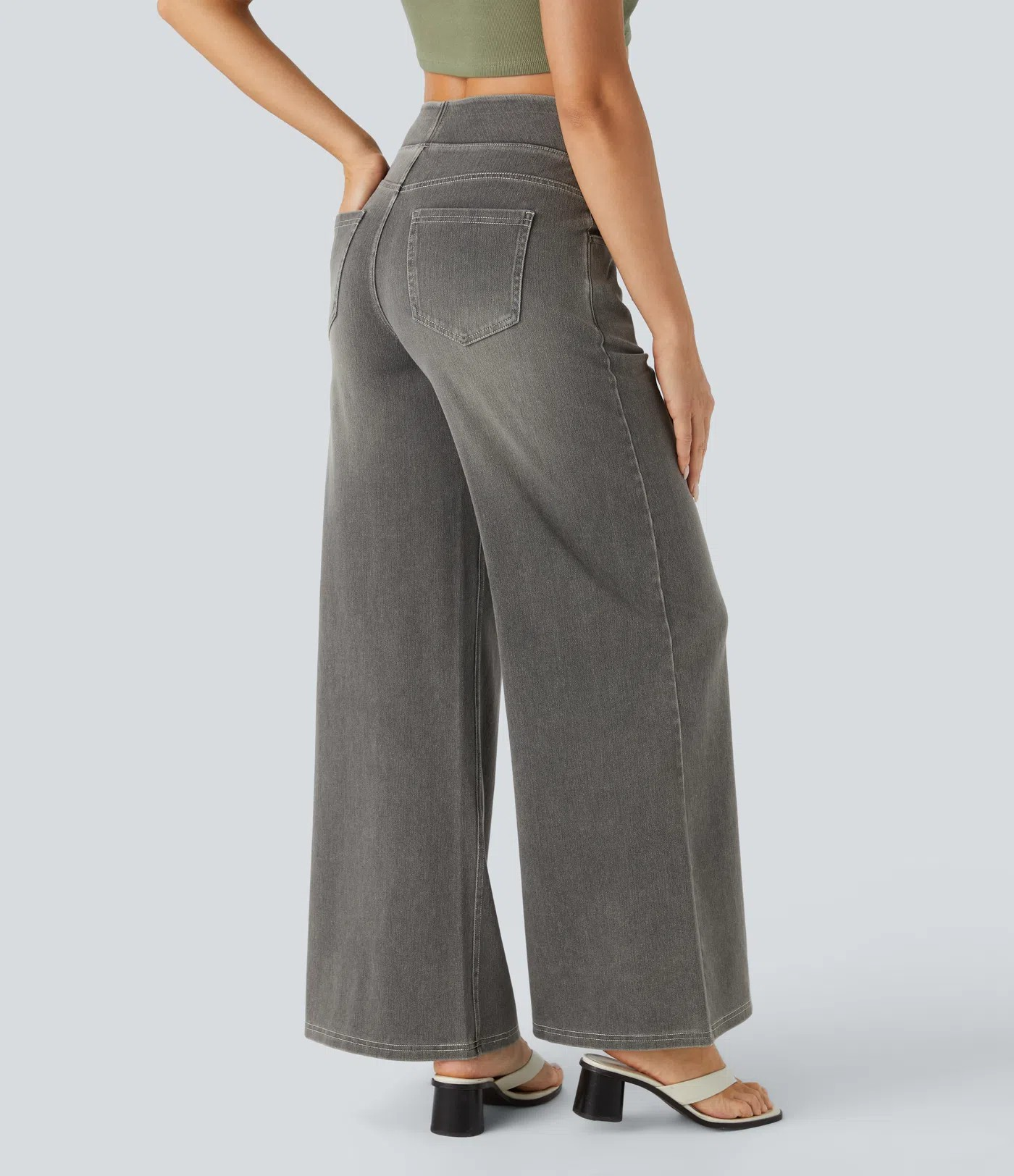 High waist wide-leg Jeans