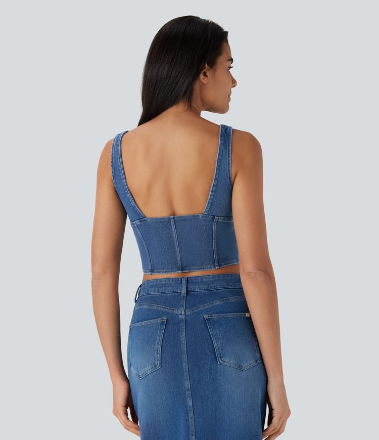 Backless Corset Tank