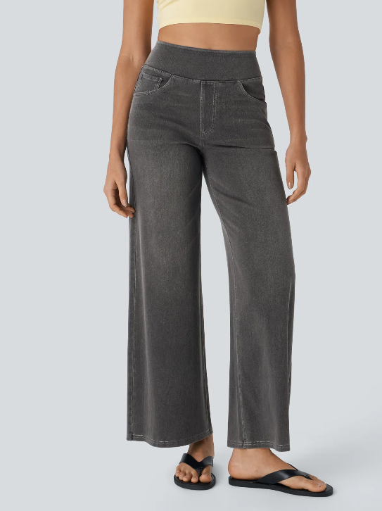 High waist wide-leg Jeans