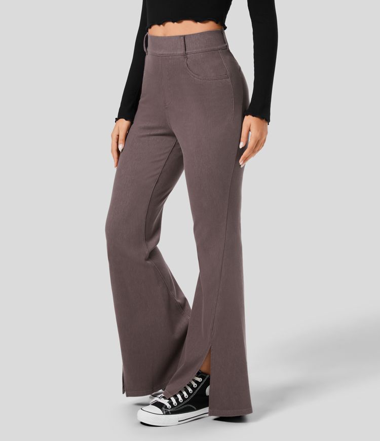 Flare Knit Jeans