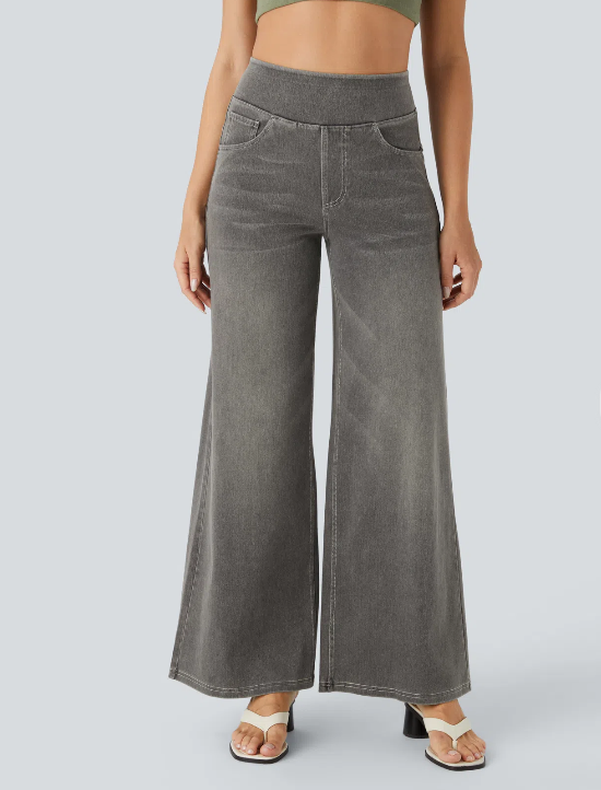 High waist wide-leg Jeans
