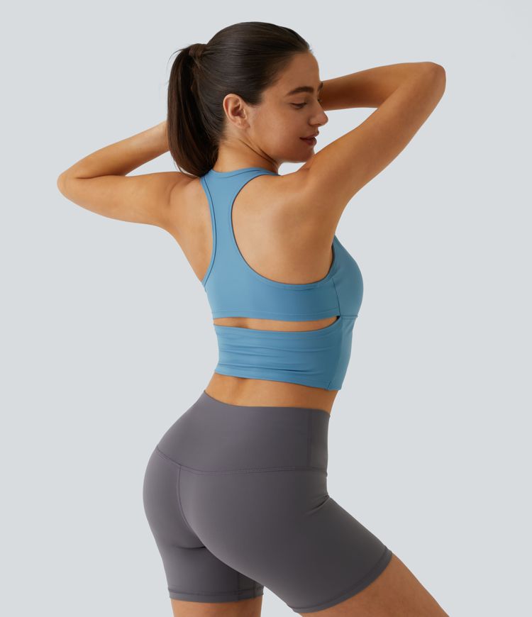 Backless Cutout Yoga Tank