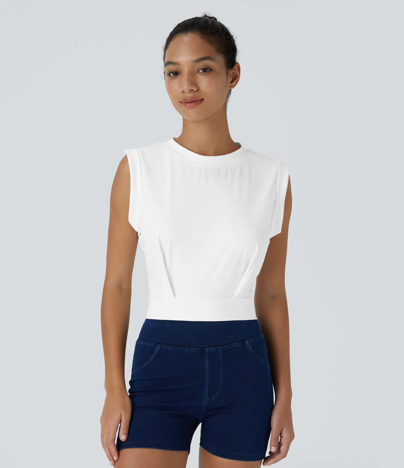 Sleeveless Crop Yoga Tank