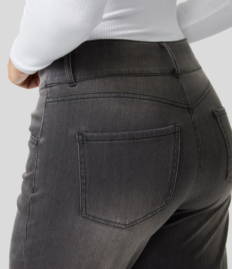 Faded Tapered Jeans