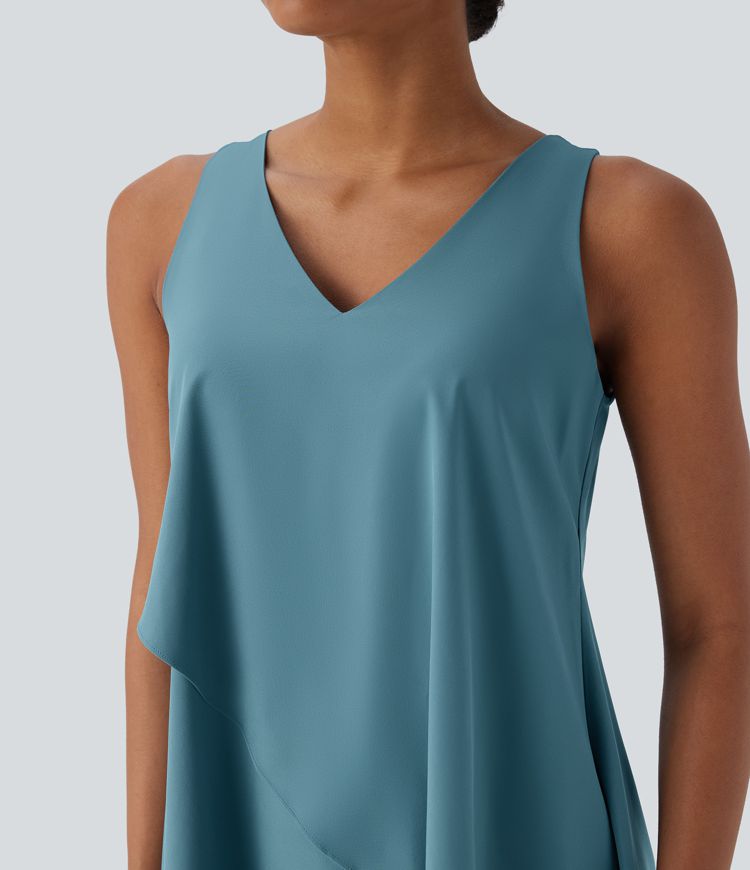 V-Neck Crossover Tank