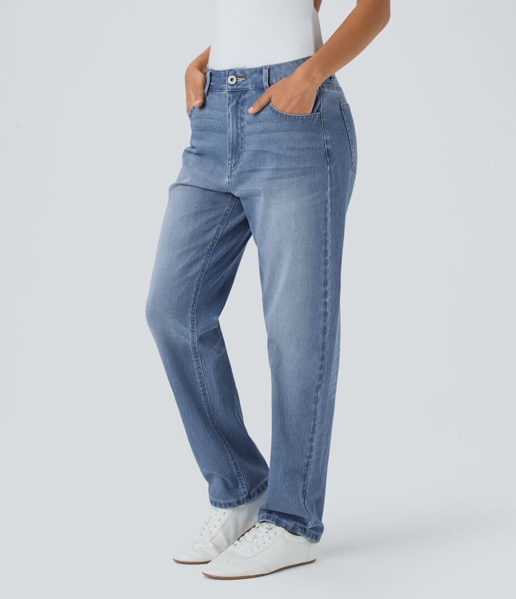 Faded Mom Jeans