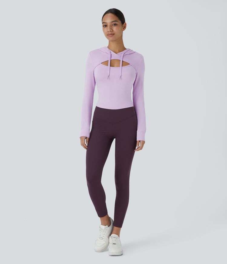Cutout Hoodie sweatshirt