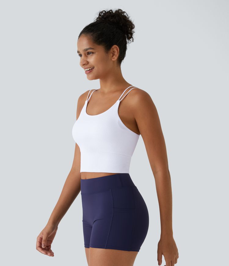 Seamless V-Back Yoga Tank
