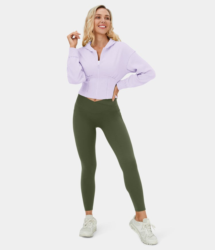 Zip Corset Hoodie sweatshirt