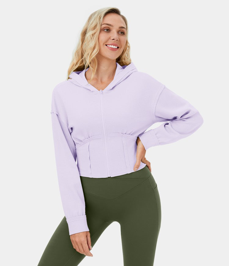 Zip Corset Hoodie sweatshirt