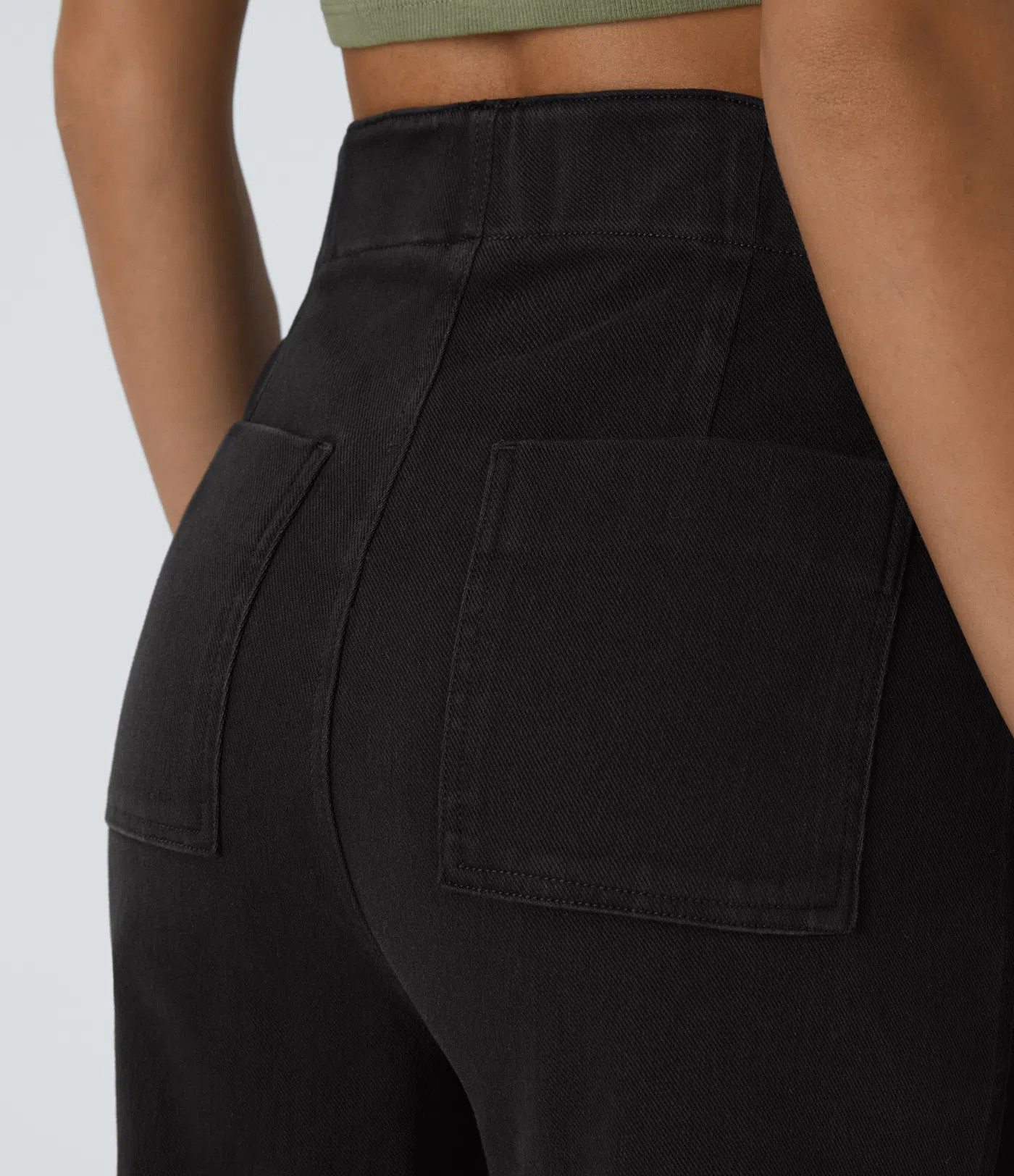 Flared Knit Jeans