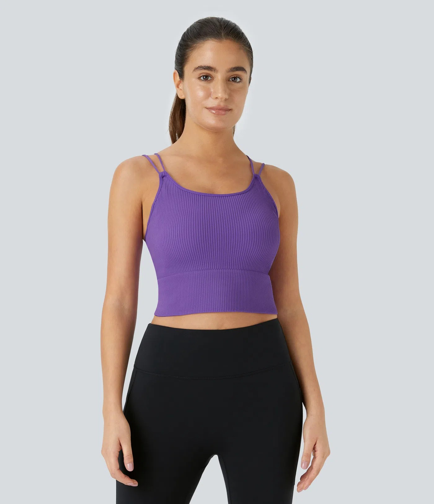 Seamless V-Back Yoga Tank