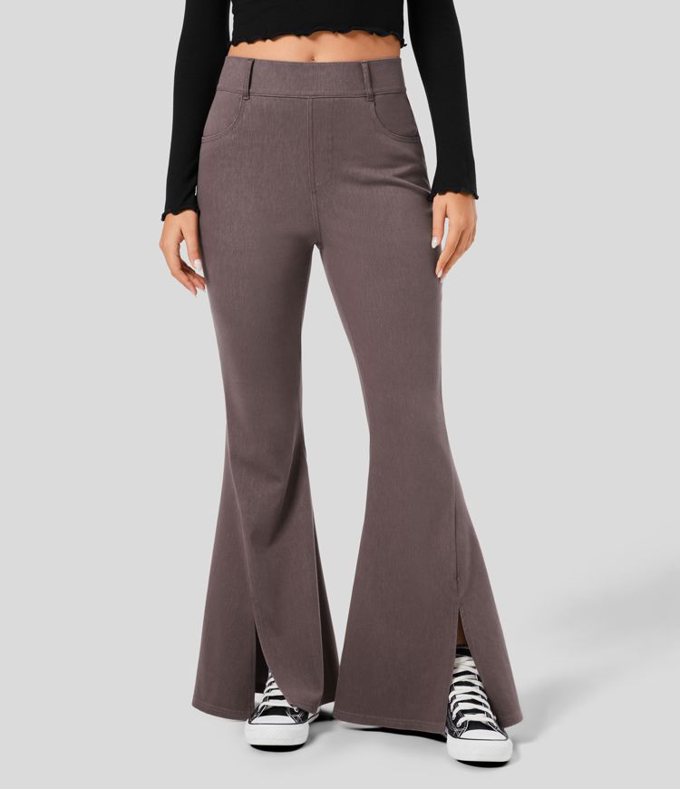 Flare Knit Jeans