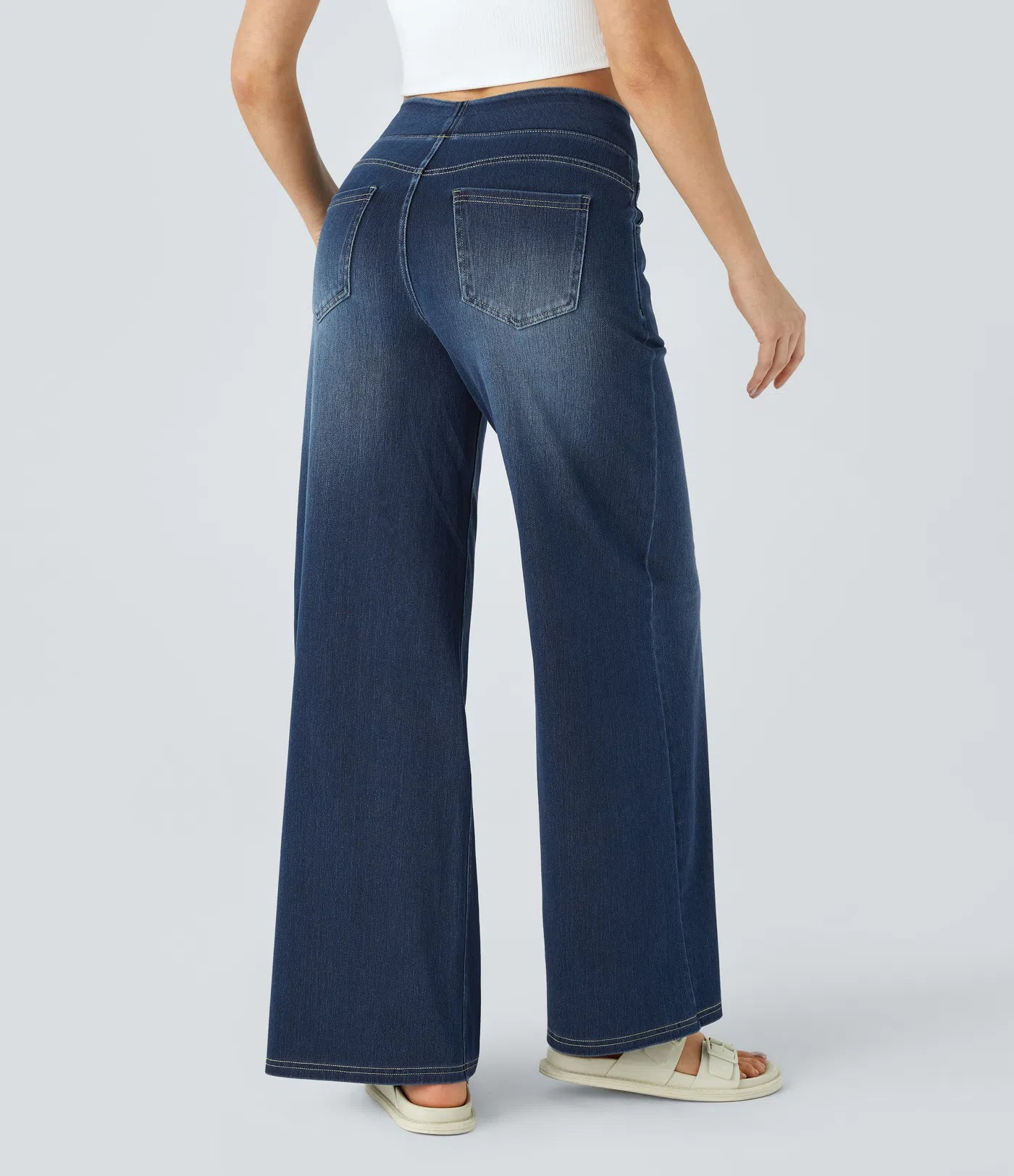 High waist wide-leg Jeans