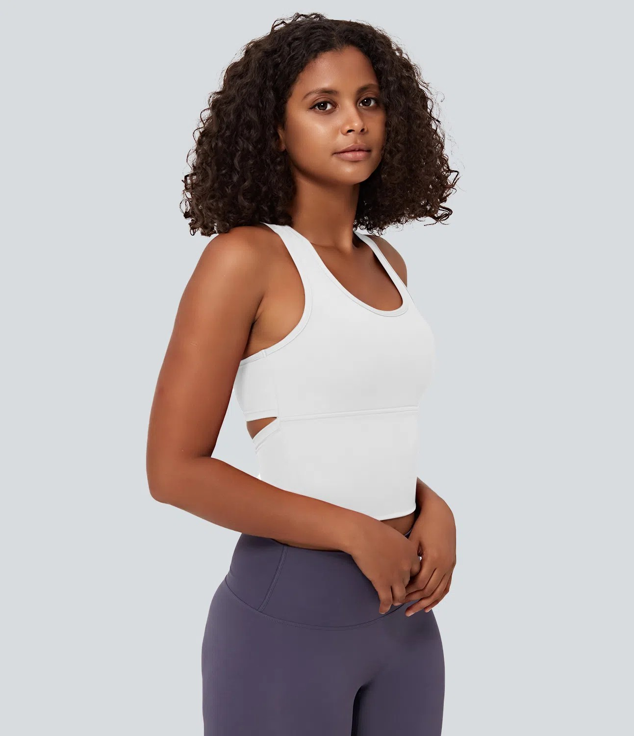 Backless Cutout Yoga Tank