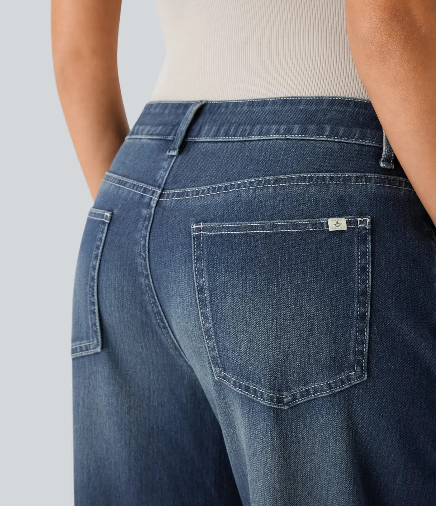Vibe Faded Baggy Jeans
