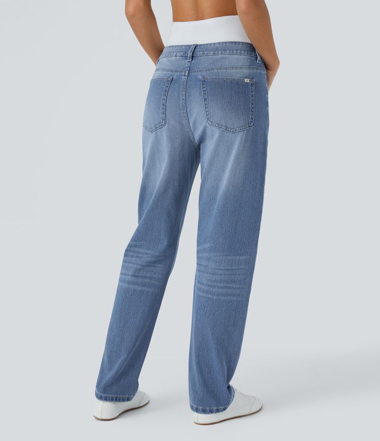 Faded Mom Jeans