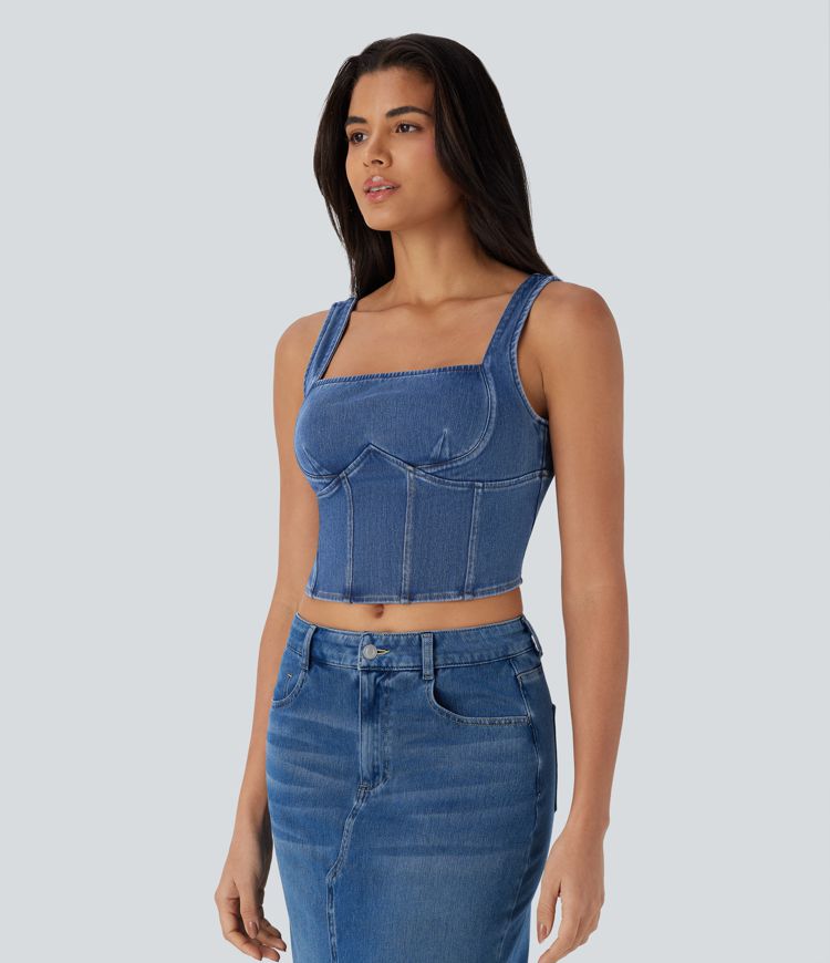Backless Corset Tank