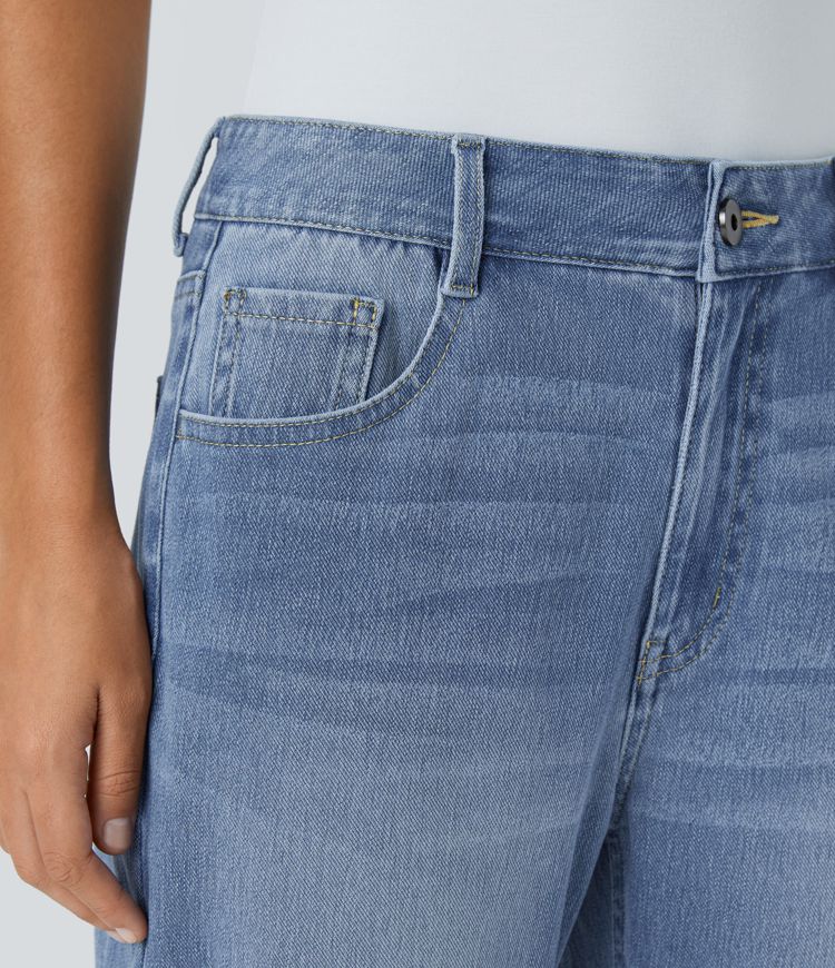 Faded Mom Jeans