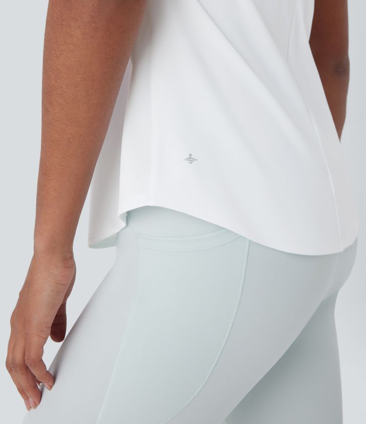 Backless Cross-Back Yoga Tank