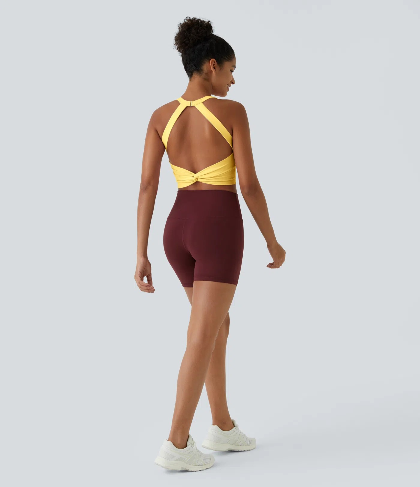 Softlyzero Plush Twist Crop Tank