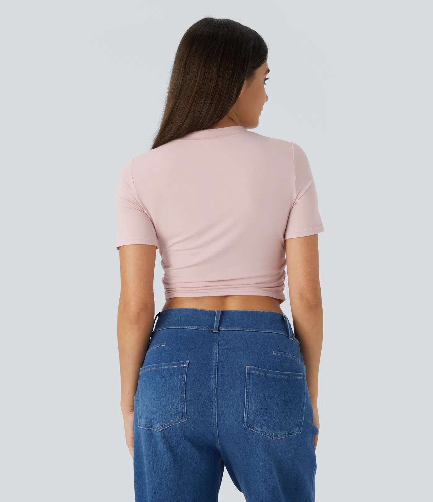 Ruffle crop T-shirt