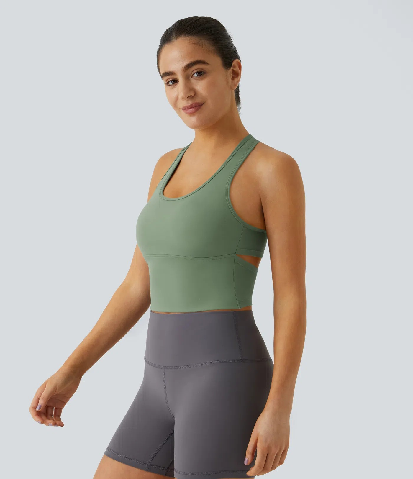 Backless Cutout Yoga Tank