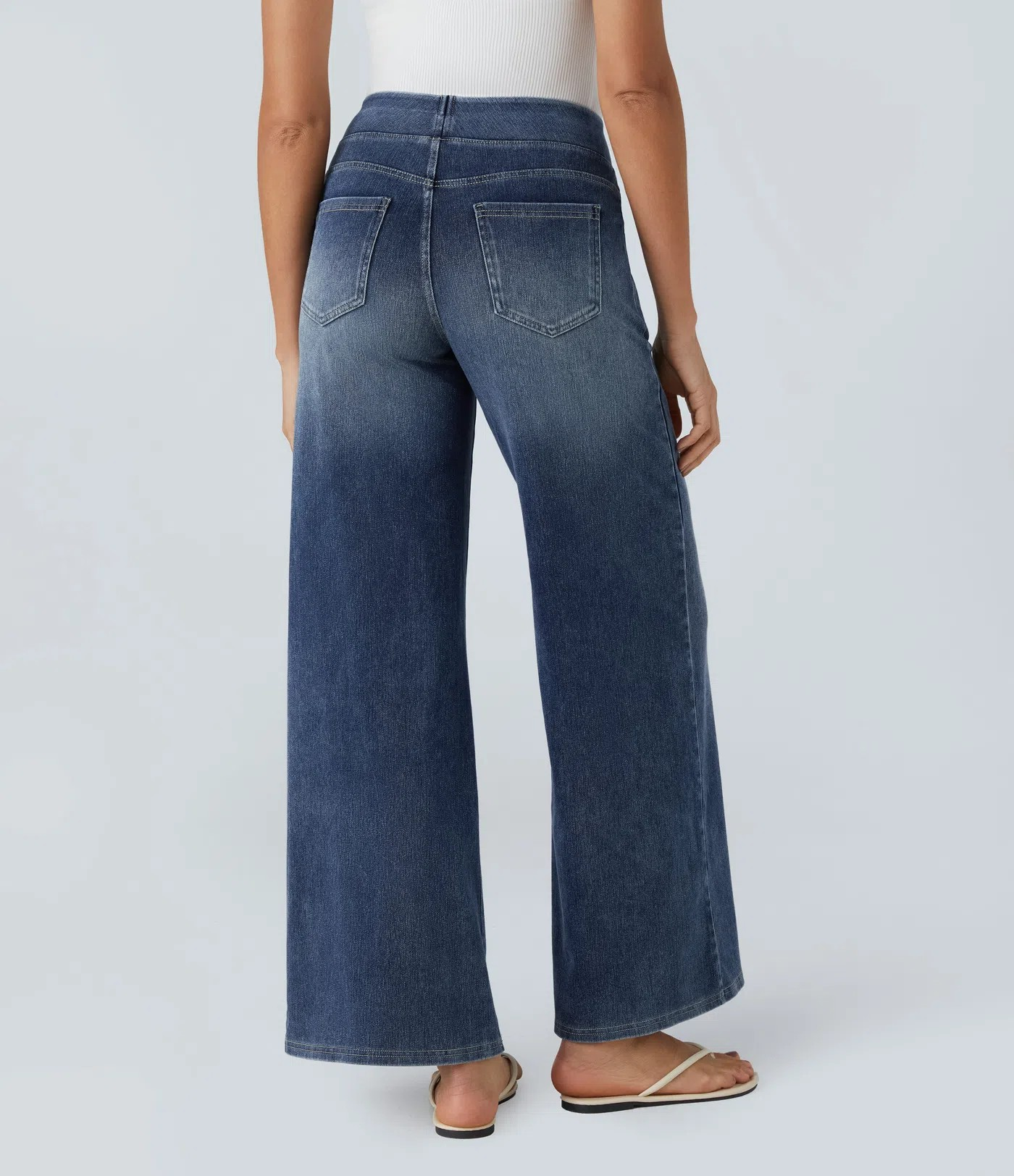 High waist wide-leg Jeans